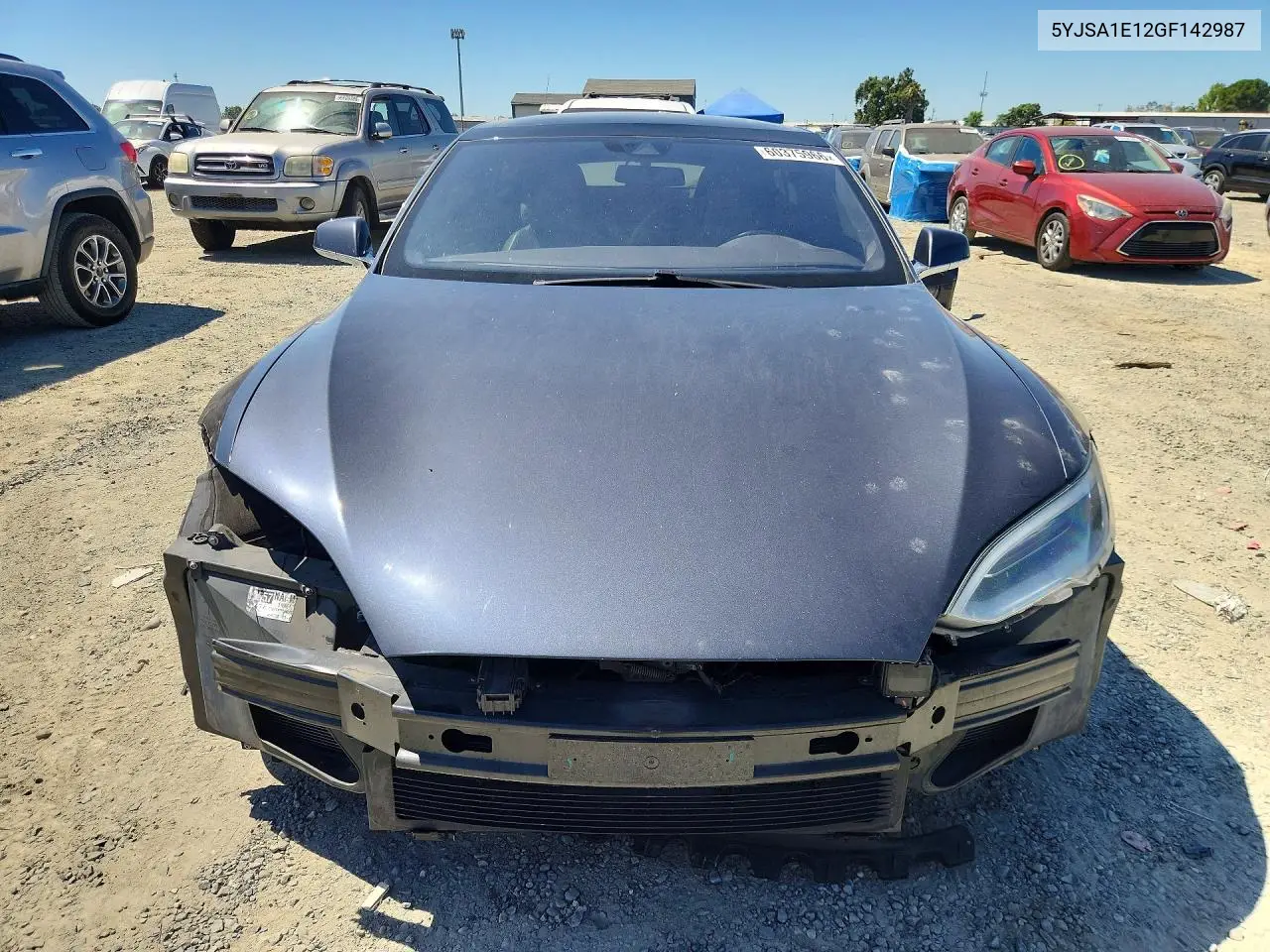 2016 Tesla Model S VIN: 5YJSA1E12GF142987 Lot: 60375966