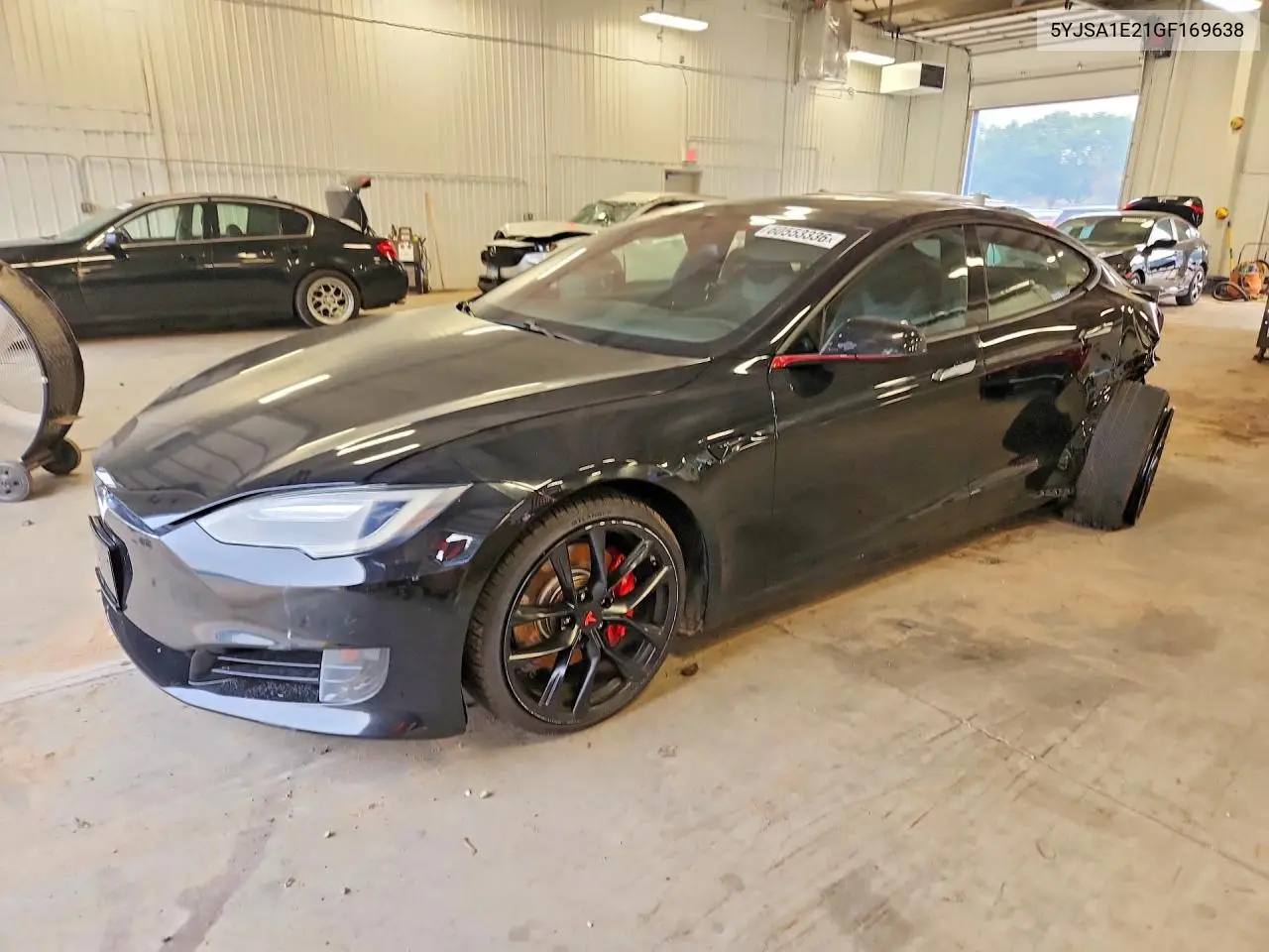 2016 Tesla Model S VIN: 5YJSA1E21GF169638 Lot: 60553336