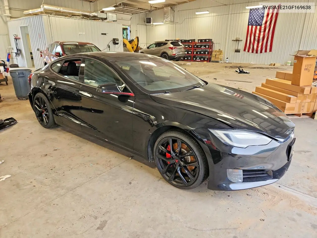 2016 Tesla Model S VIN: 5YJSA1E21GF169638 Lot: 60553336