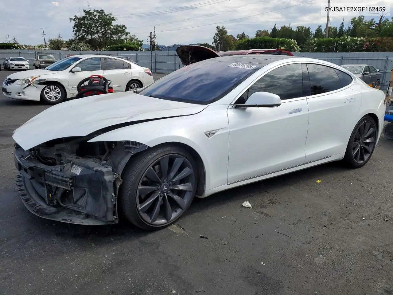 2016 Tesla Model S VIN: 5YJSA1E2XGF162459 Lot: 60614266
