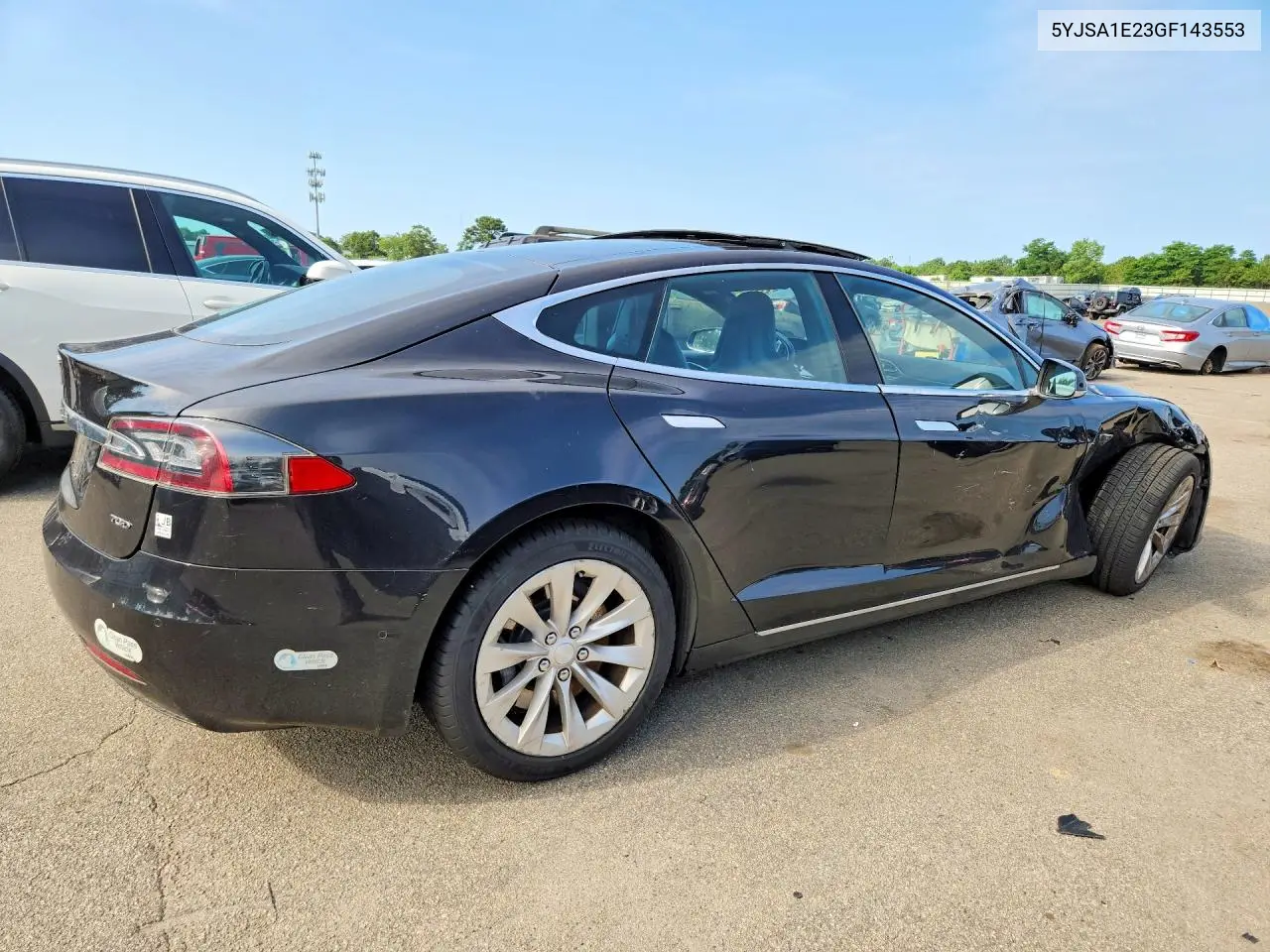 2016 Tesla Model S VIN: 5YJSA1E23GF143553 Lot: 60684036