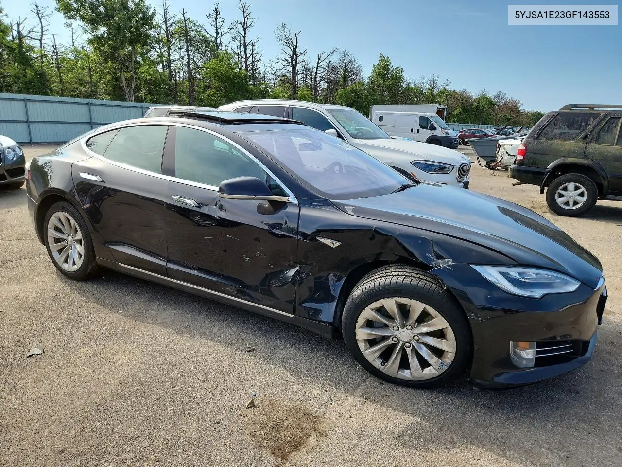 2016 Tesla Model S VIN: 5YJSA1E23GF143553 Lot: 60684036