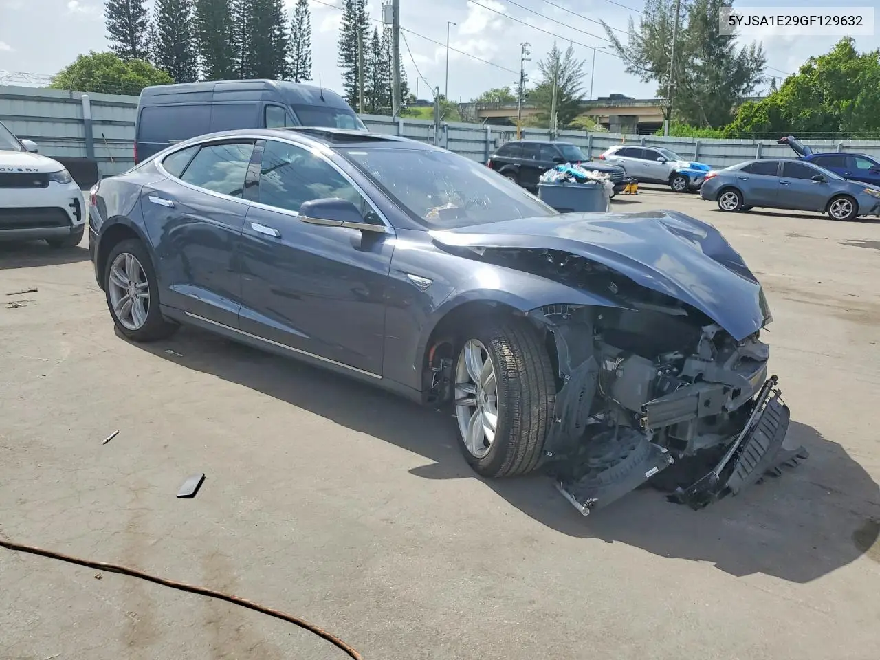 2016 Tesla Model S VIN: 5YJSA1E29GF129632 Lot: 60761266