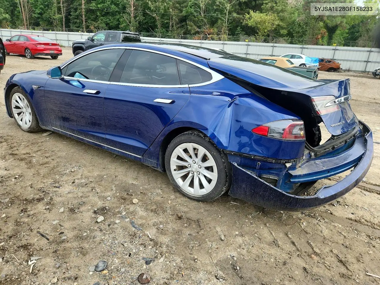 2016 Tesla Model S VIN: 5YJSA1E28GF158233 Lot: 60777696