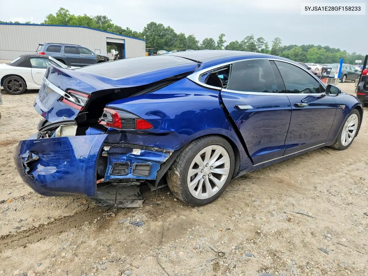 2016 Tesla Model S VIN: 5YJSA1E28GF158233 Lot: 60777696