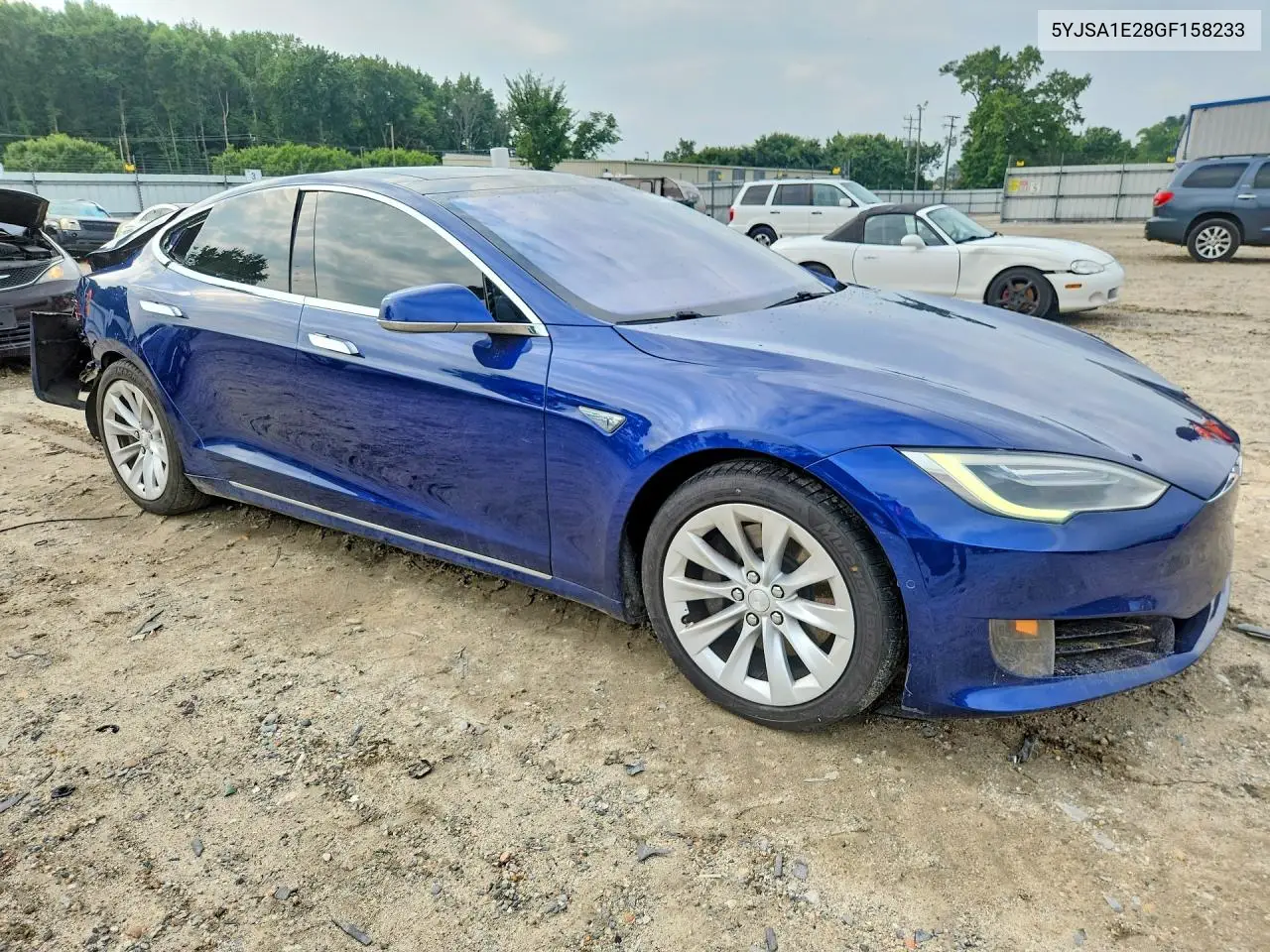 2016 Tesla Model S VIN: 5YJSA1E28GF158233 Lot: 60777696