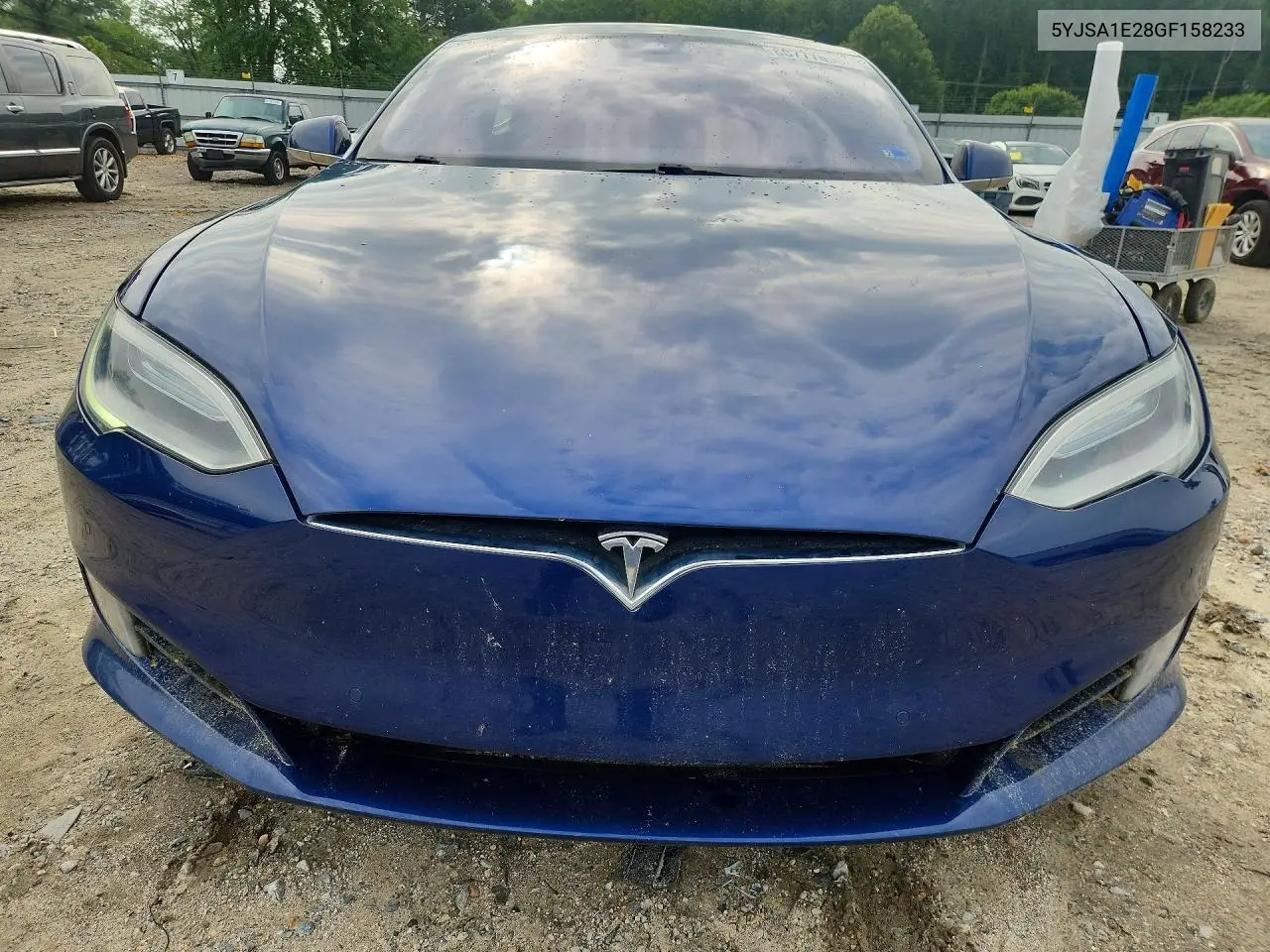 2016 Tesla Model S VIN: 5YJSA1E28GF158233 Lot: 60777696