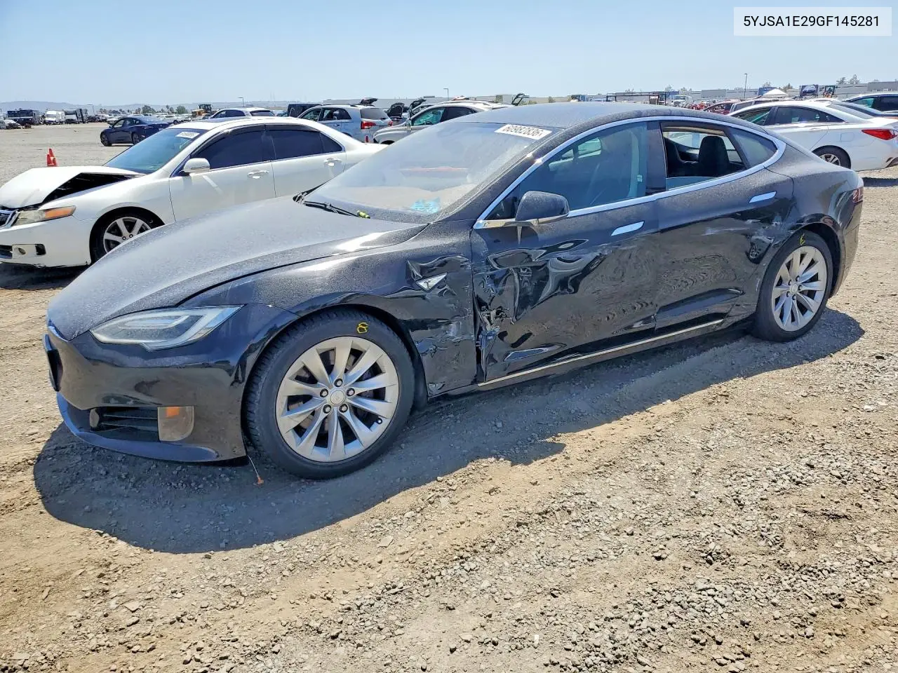 2016 Tesla Model S VIN: 5YJSA1E29GF145281 Lot: 60982836