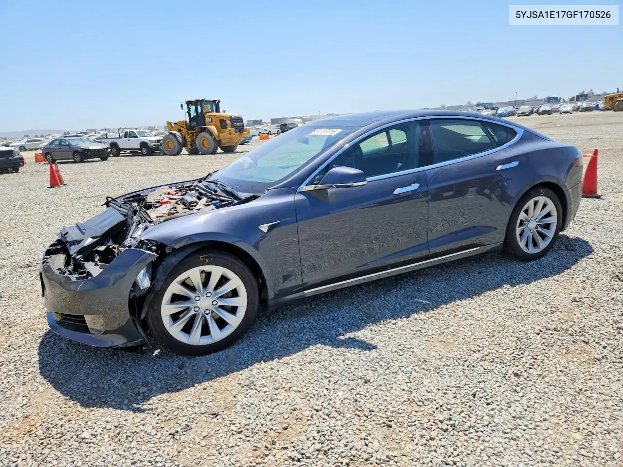 2016 Tesla Model S VIN: 5YJSA1E17GF170526 Lot: 61187016