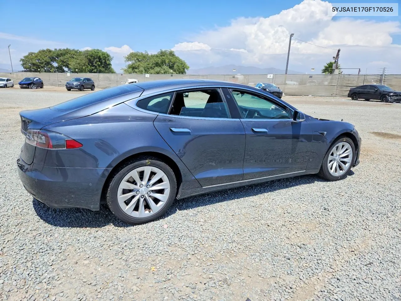 2016 Tesla Model S VIN: 5YJSA1E17GF170526 Lot: 61187016
