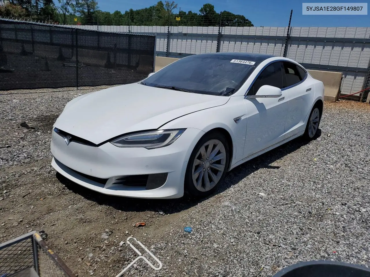 2016 Tesla Model S VIN: 5YJSA1E28GF149807 Lot: 61364476