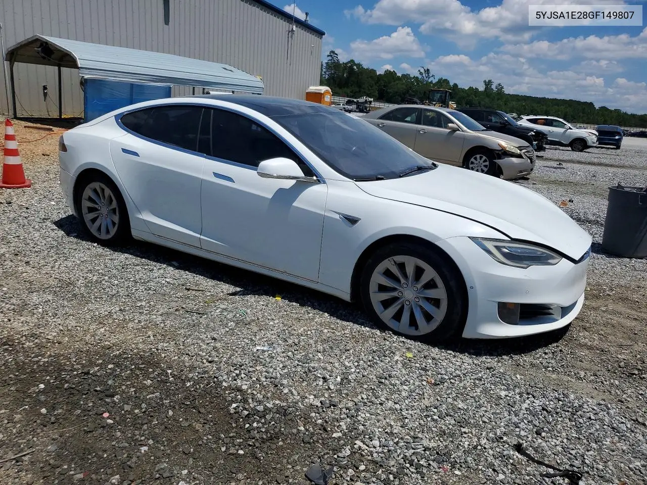2016 Tesla Model S VIN: 5YJSA1E28GF149807 Lot: 61364476