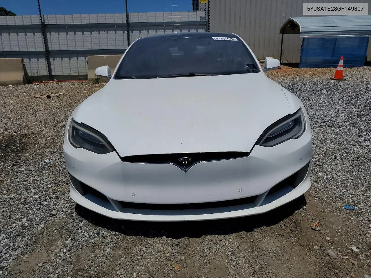 2016 Tesla Model S VIN: 5YJSA1E28GF149807 Lot: 61364476