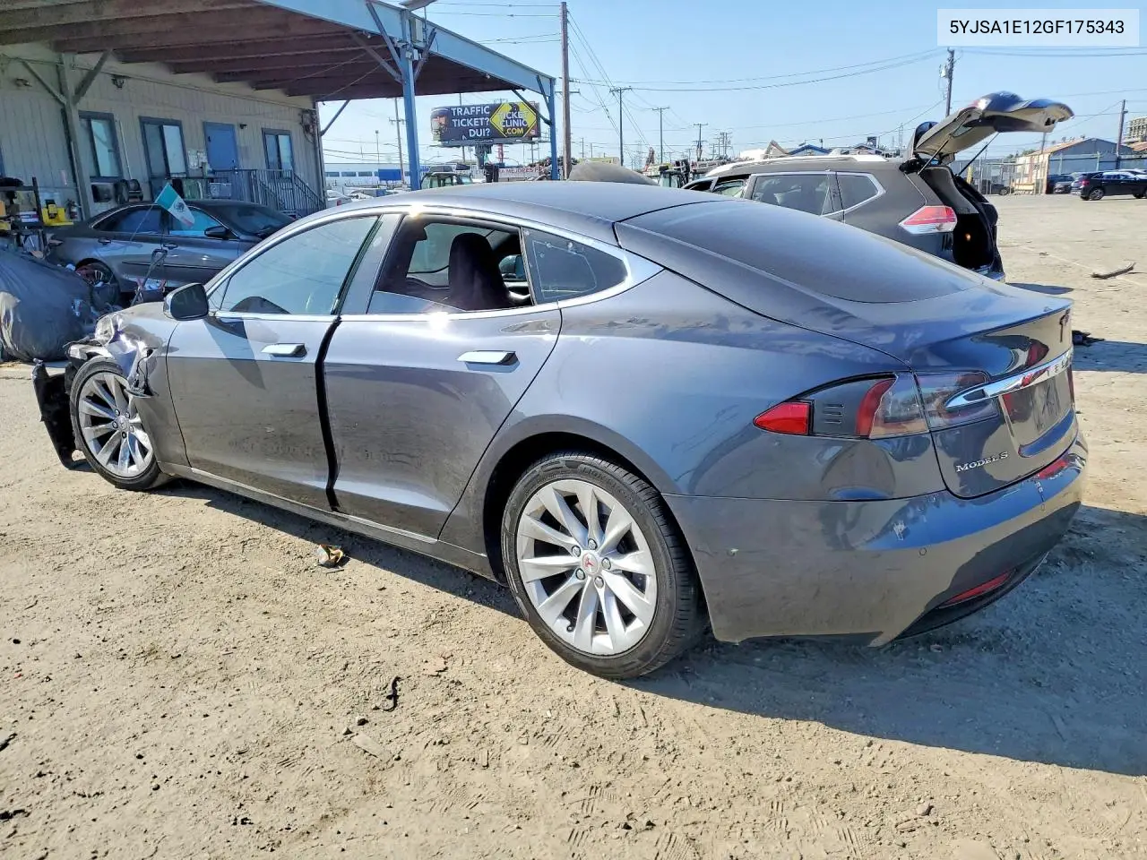2016 Tesla Model S VIN: 5YJSA1E12GF175343 Lot: 61436666