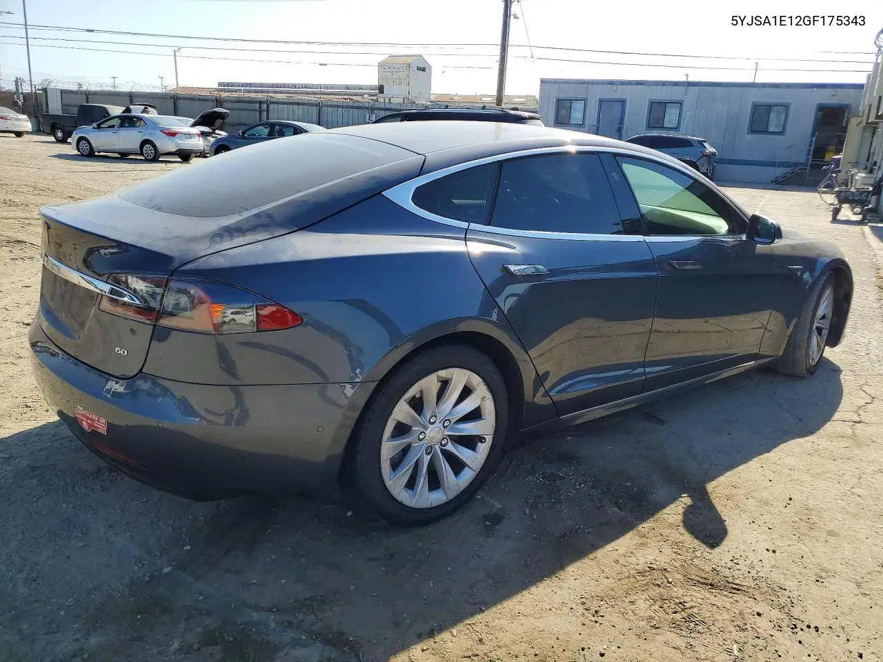2016 Tesla Model S VIN: 5YJSA1E12GF175343 Lot: 61436666