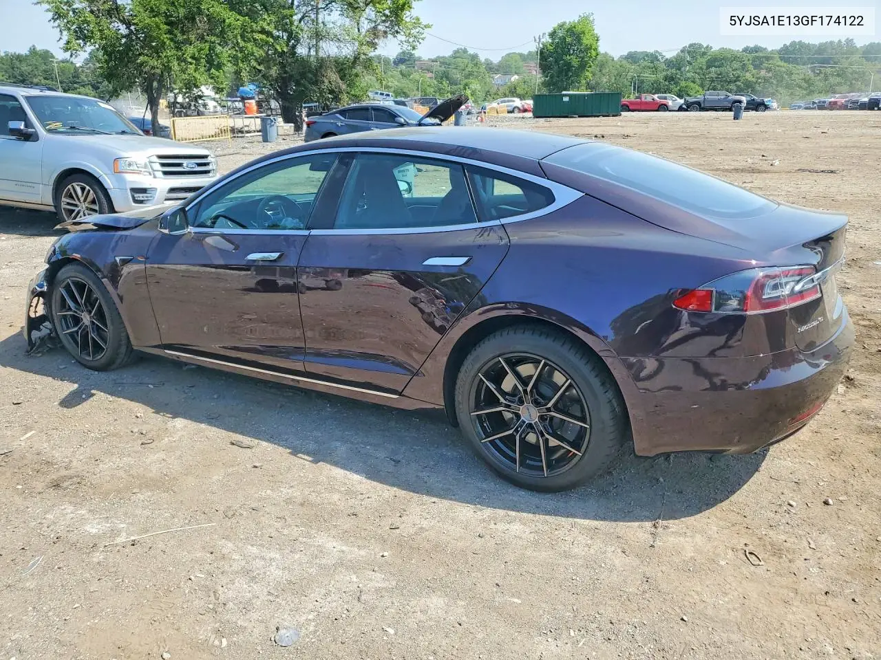 2016 Tesla Model S VIN: 5YJSA1E13GF174122 Lot: 85607605