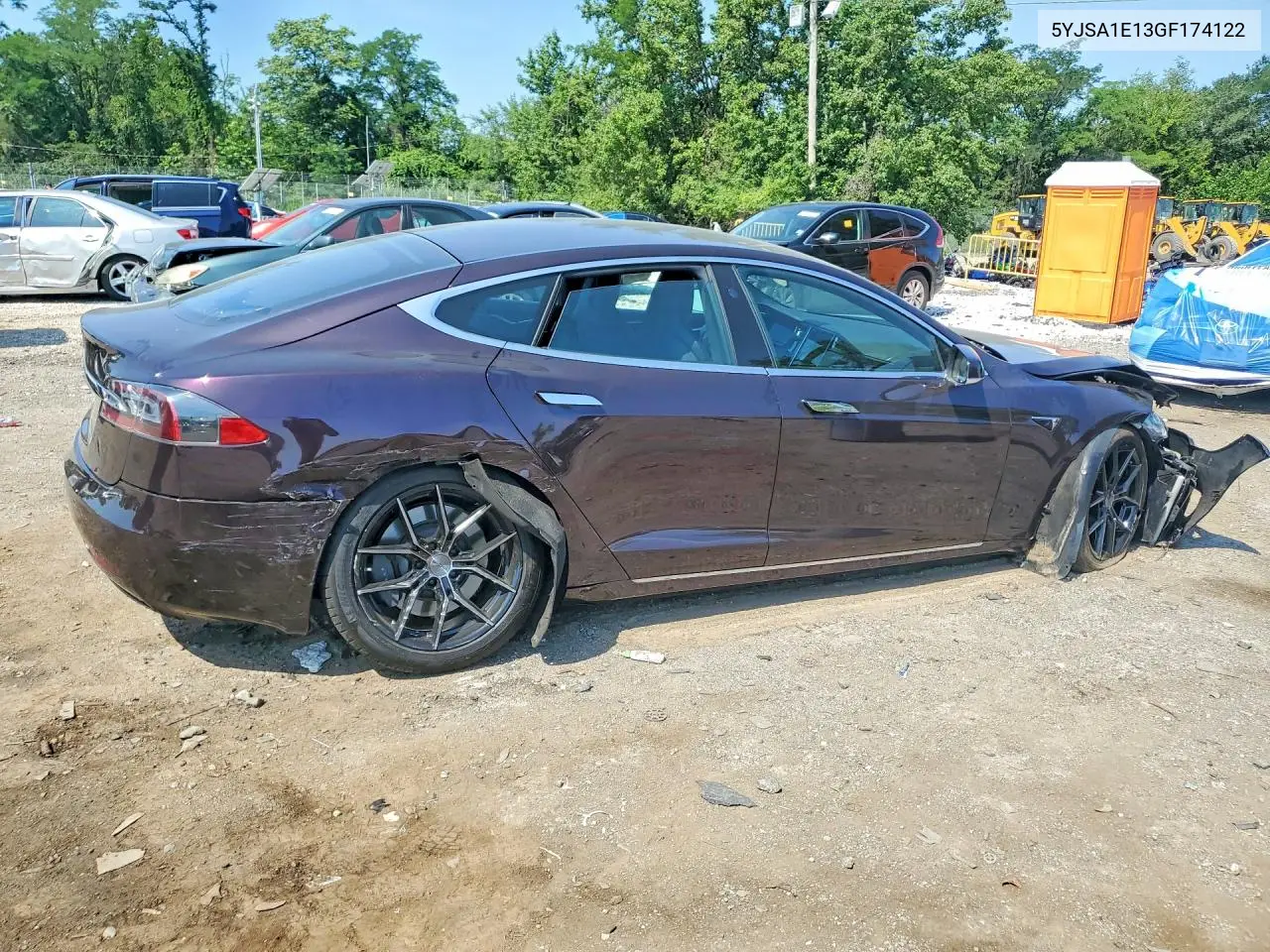 2016 Tesla Model S VIN: 5YJSA1E13GF174122 Lot: 85607605