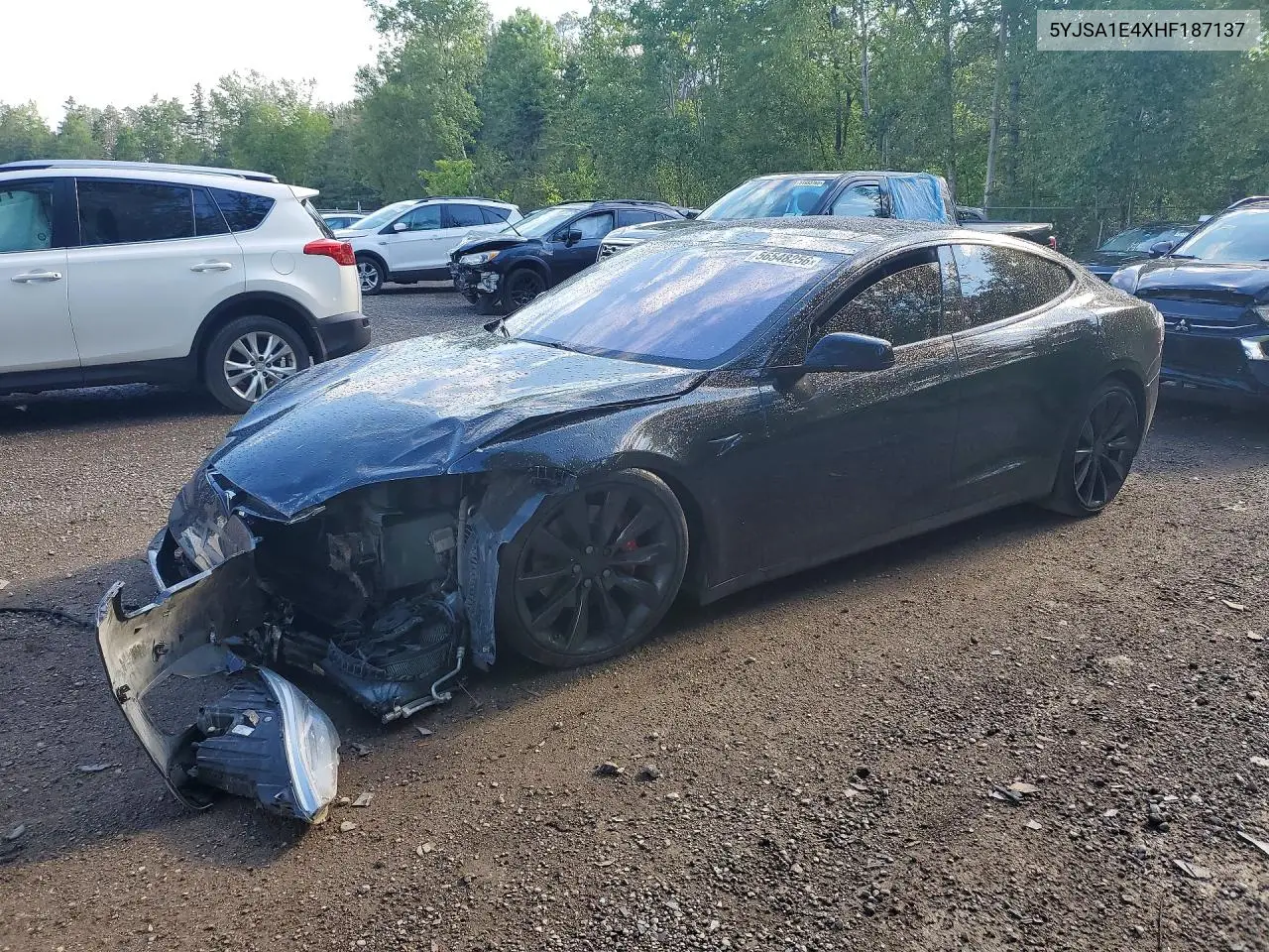 2017 Tesla Model S VIN: 5YJSA1E4XHF187137 Lot: 56548256