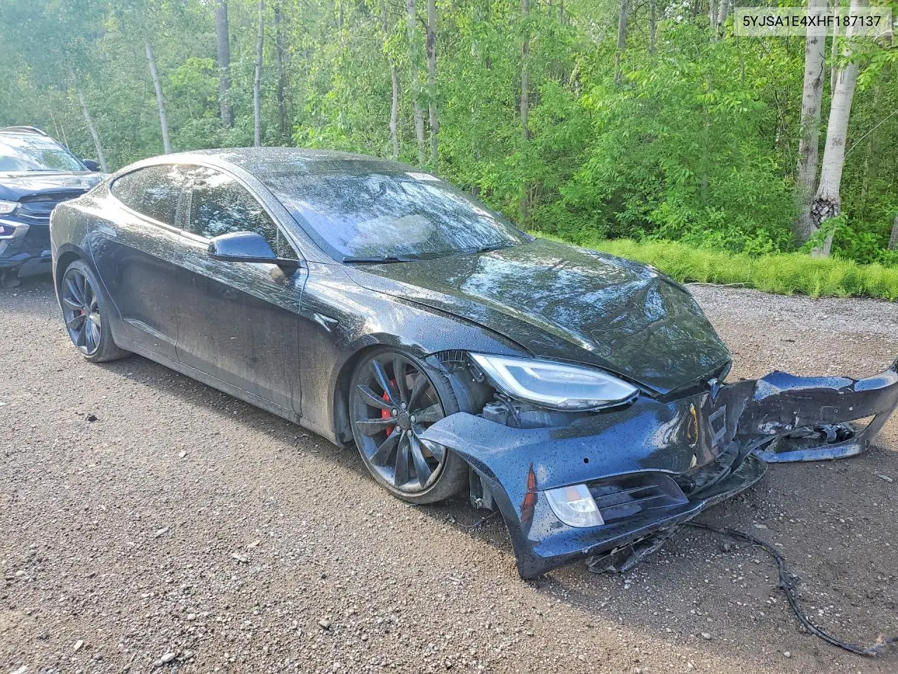 2017 Tesla Model S VIN: 5YJSA1E4XHF187137 Lot: 56548256