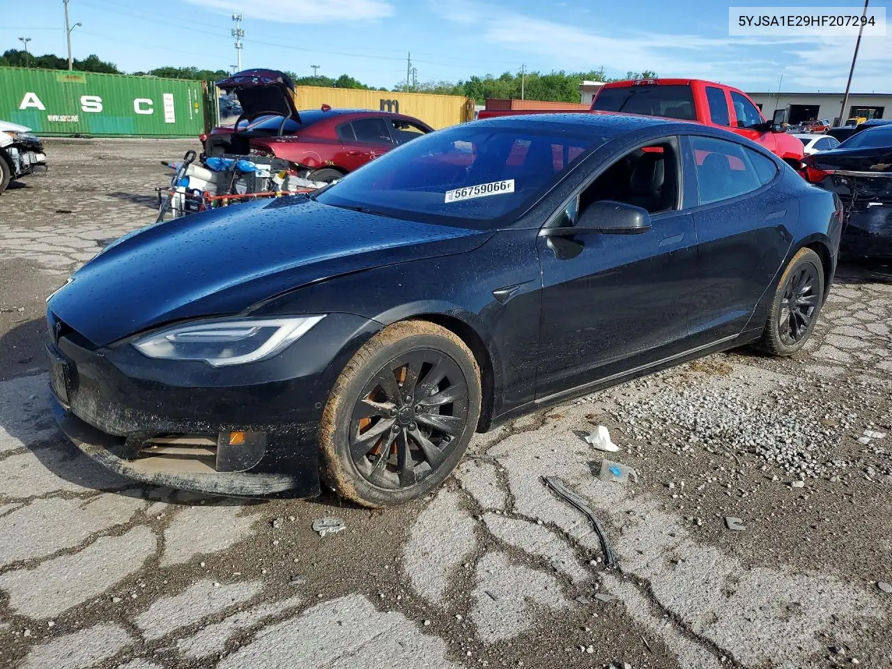 2017 Tesla Model S VIN: 5YJSA1E29HF207294 Lot: 56759066