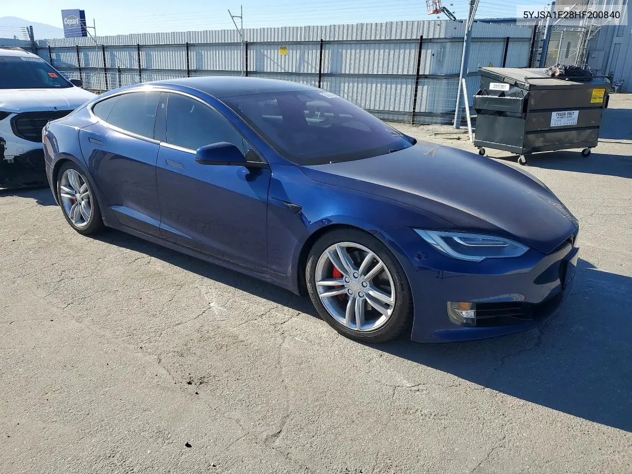 2017 Tesla Model S VIN: 5YJSA1E28HF200840 Lot: 56888306