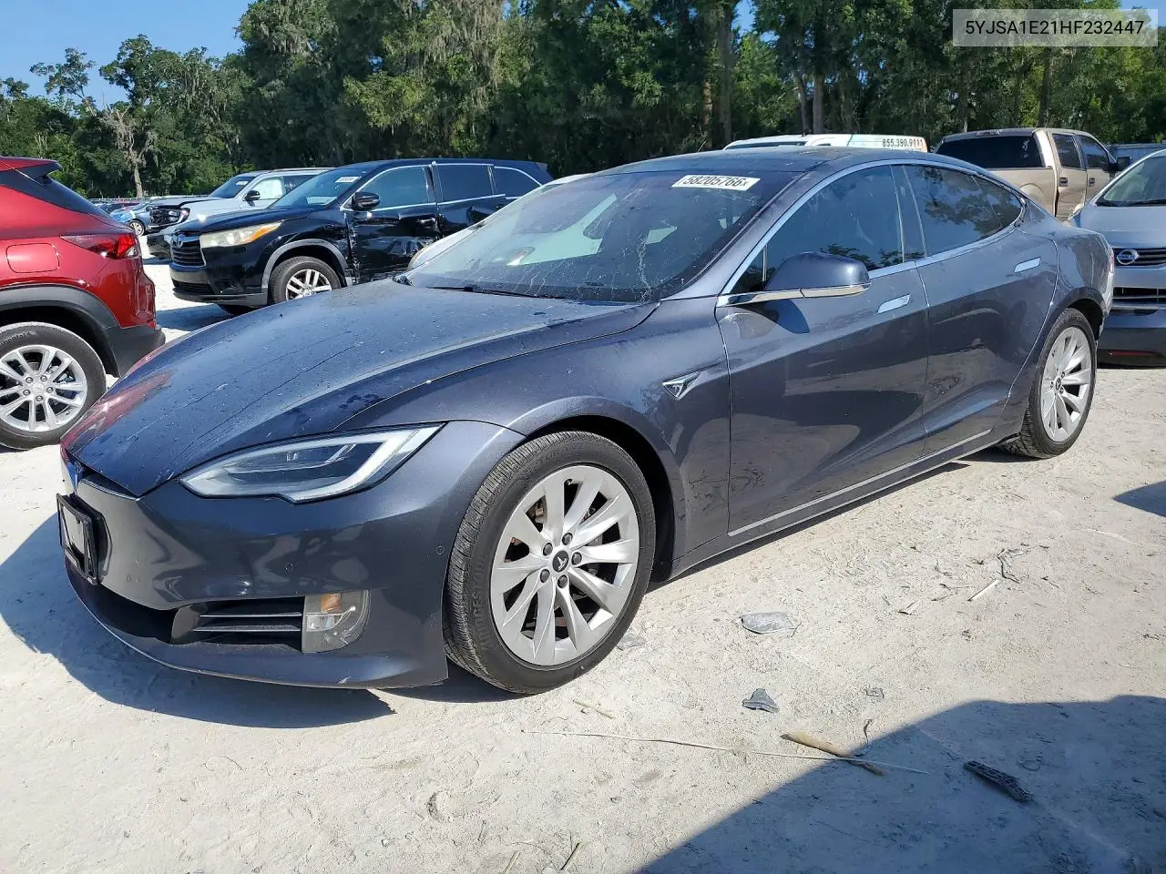 2017 Tesla Model S VIN: 5YJSA1E21HF232447 Lot: 58205766