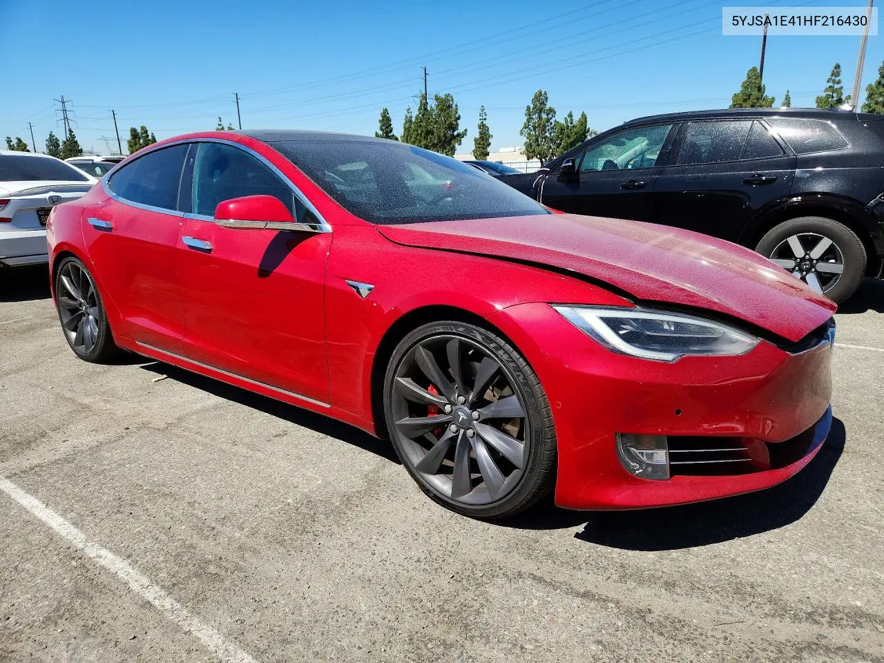 2017 Tesla Model S VIN: 5YJSA1E41HF216430 Lot: 59300846