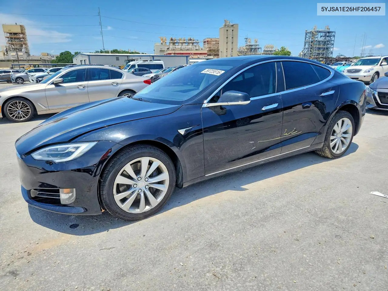 2017 Tesla Model S VIN: 5YJSA1E26HF206457 Lot: 59725516