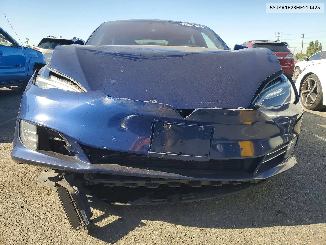 2017 Tesla Model S VIN: 5YJSA1E23HF219425 Lot: 60049866