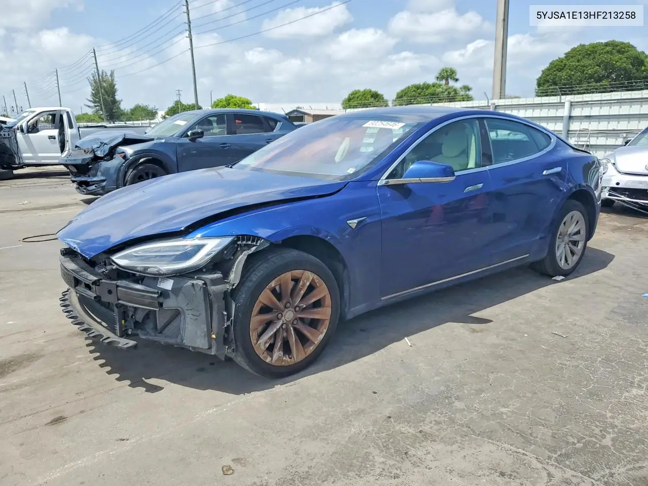 2017 Tesla Model S VIN: 5YJSA1E13HF213258 Lot: 60254646