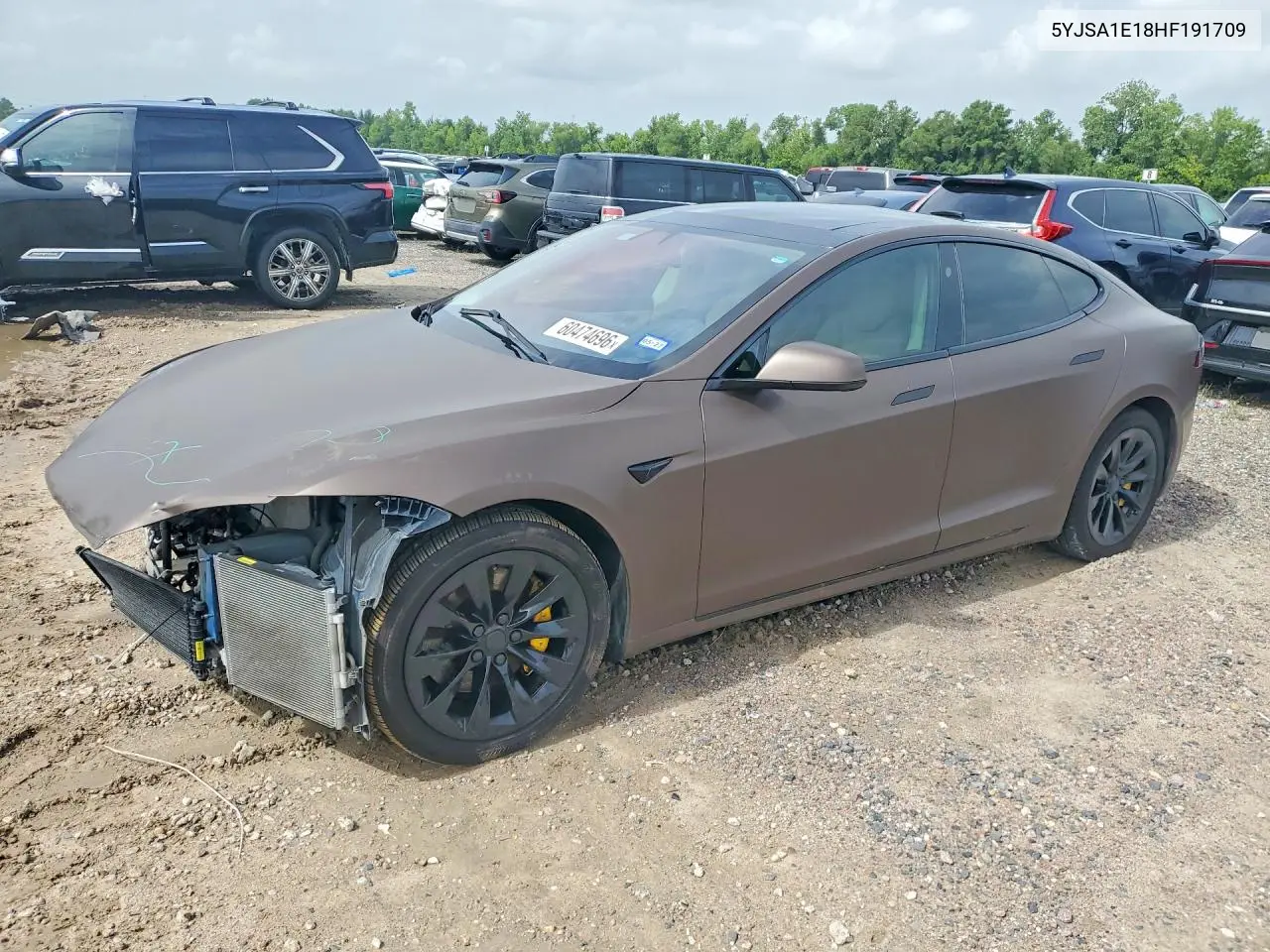 2017 Tesla Model S VIN: 5YJSA1E18HF191709 Lot: 60474696