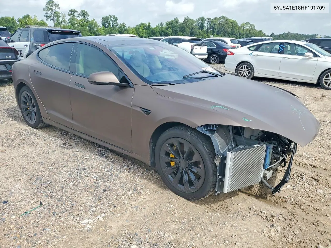 2017 Tesla Model S VIN: 5YJSA1E18HF191709 Lot: 60474696