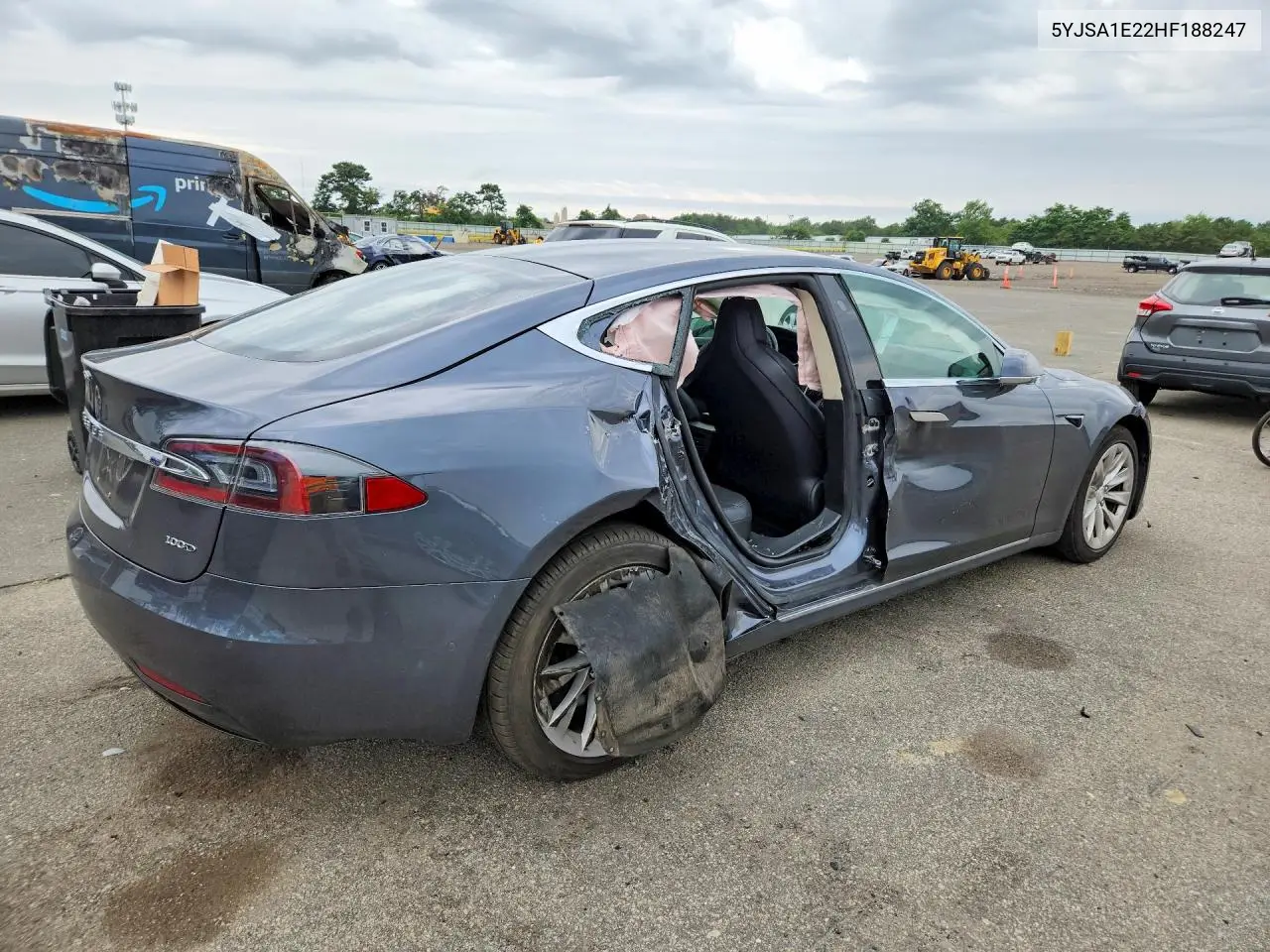2017 Tesla Model S VIN: 5YJSA1E22HF188247 Lot: 61916666