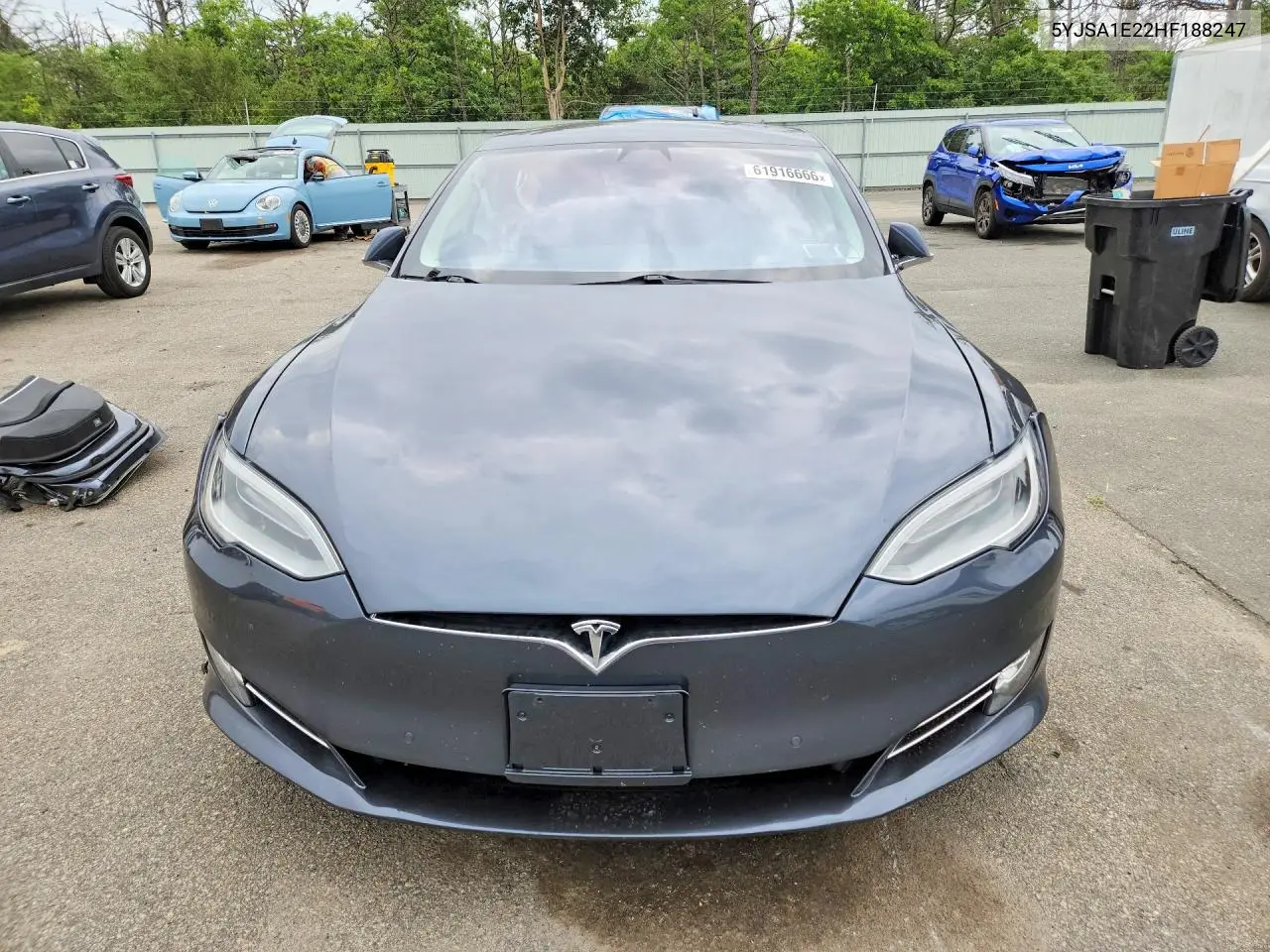 2017 Tesla Model S VIN: 5YJSA1E22HF188247 Lot: 61916666