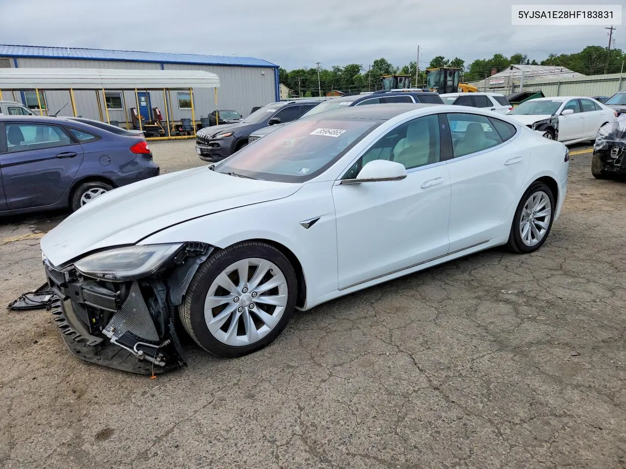 2017 Tesla Model S VIN: 5YJSA1E28HF183831 Lot: 85964865