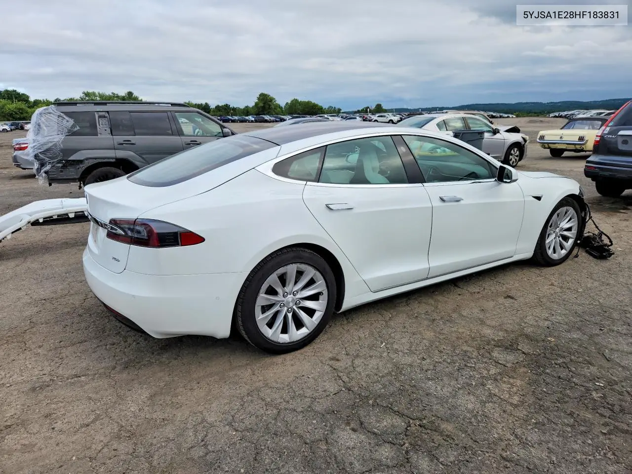 2017 Tesla Model S VIN: 5YJSA1E28HF183831 Lot: 85964865
