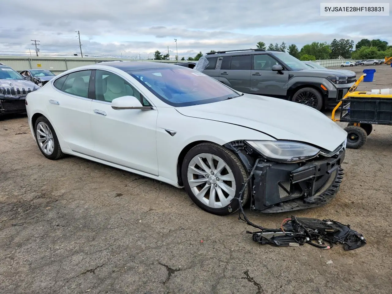 2017 Tesla Model S VIN: 5YJSA1E28HF183831 Lot: 85964865