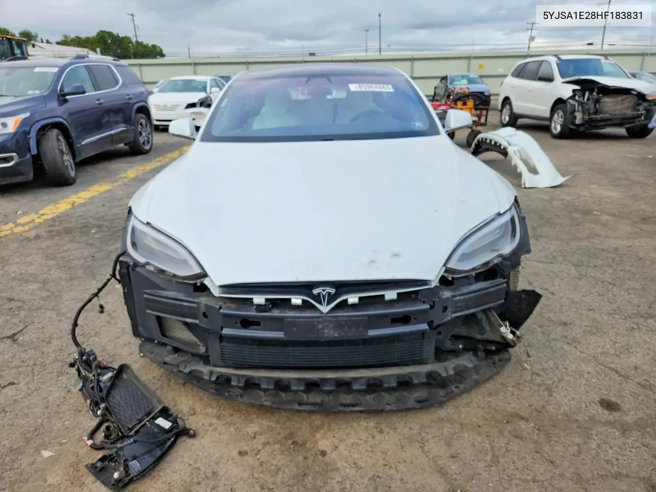 2017 Tesla Model S VIN: 5YJSA1E28HF183831 Lot: 85964865