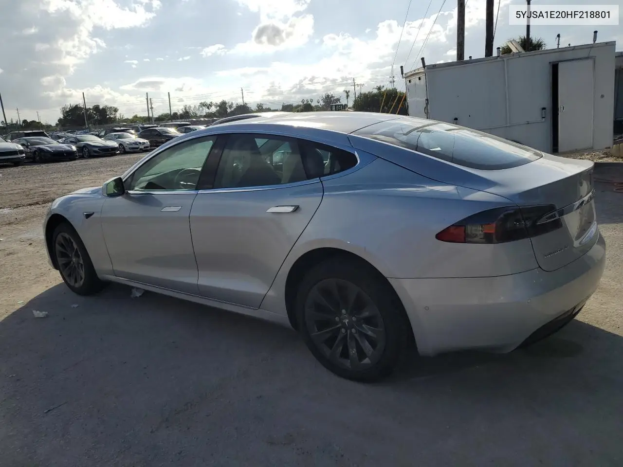 5YJSA1E20HF218801 2017 Tesl Model S 75D