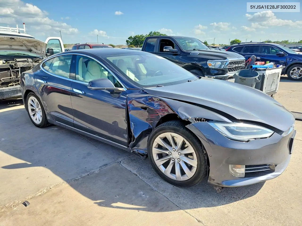 2018 Tesla Model S VIN: 5YJSA1E28JF300202 Lot: 51925126