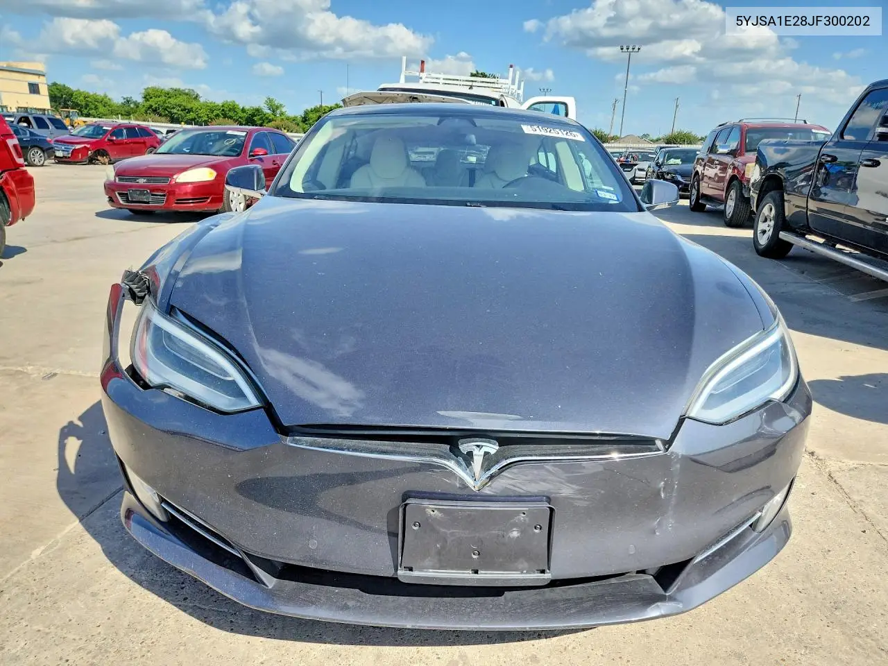 2018 Tesla Model S VIN: 5YJSA1E28JF300202 Lot: 51925126