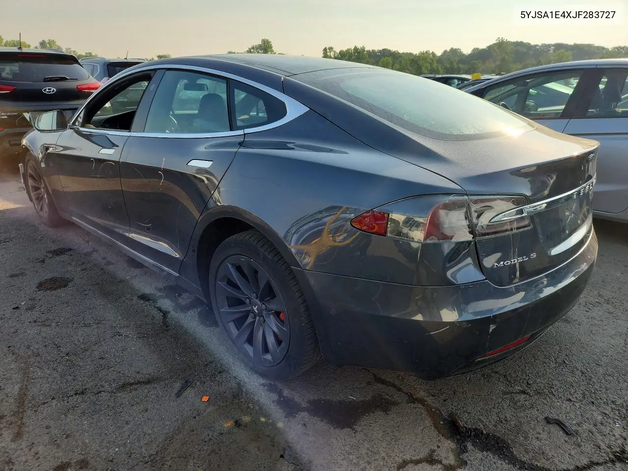 2018 Tesla Model S VIN: 5YJSA1E4XJF283727 Lot: 57293756