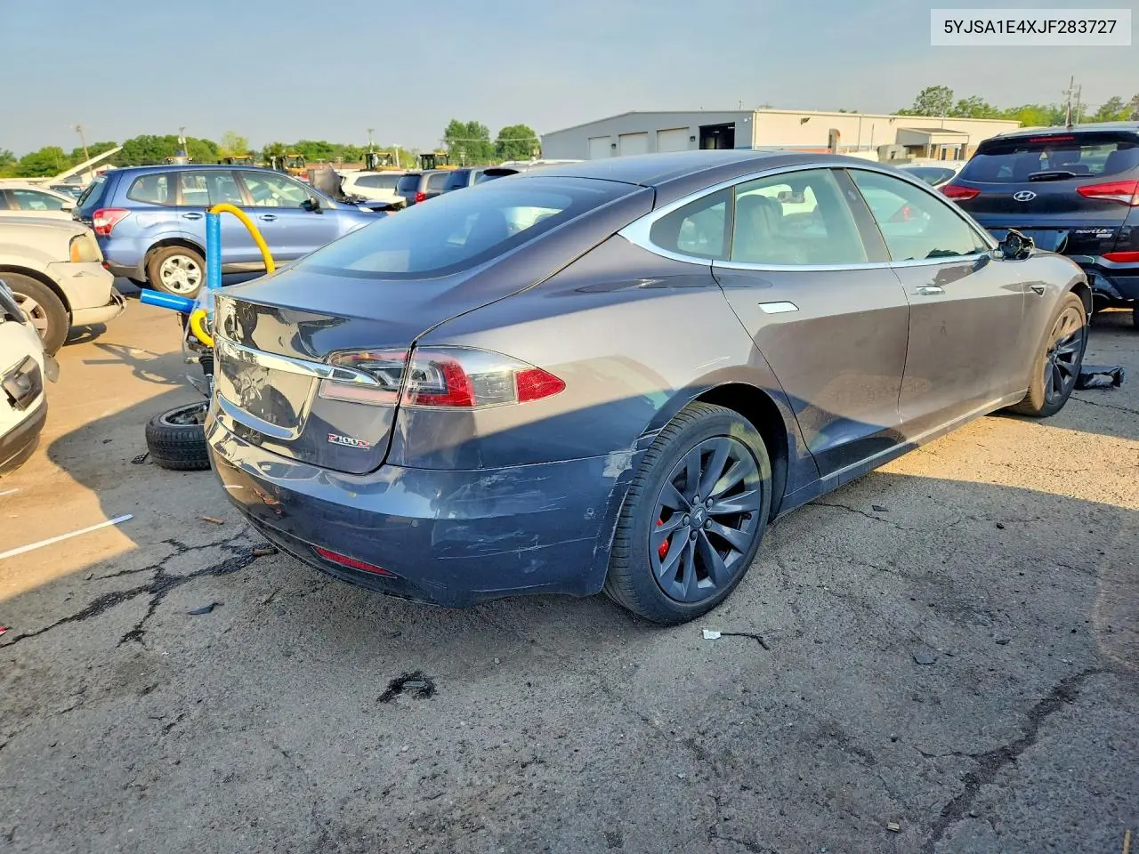 2018 Tesla Model S VIN: 5YJSA1E4XJF283727 Lot: 57293756