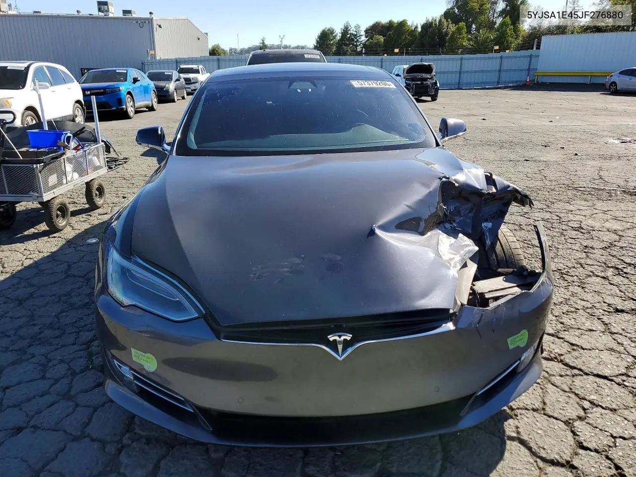 2018 Tesla Model S VIN: 5YJSA1E45JF276880 Lot: 57379206