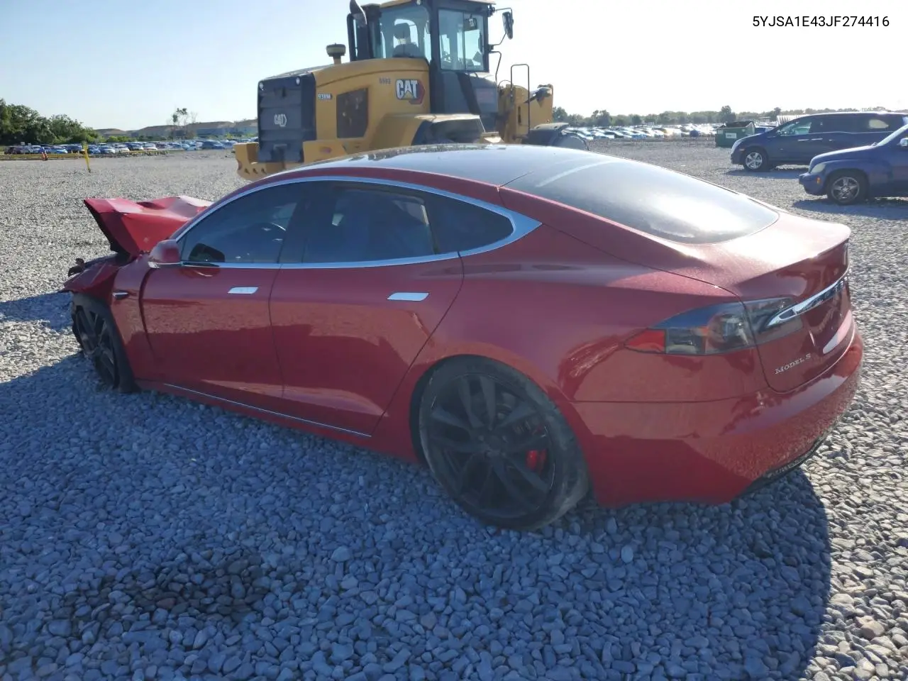 2018 Tesla Model S VIN: 5YJSA1E43JF274416 Lot: 58838786