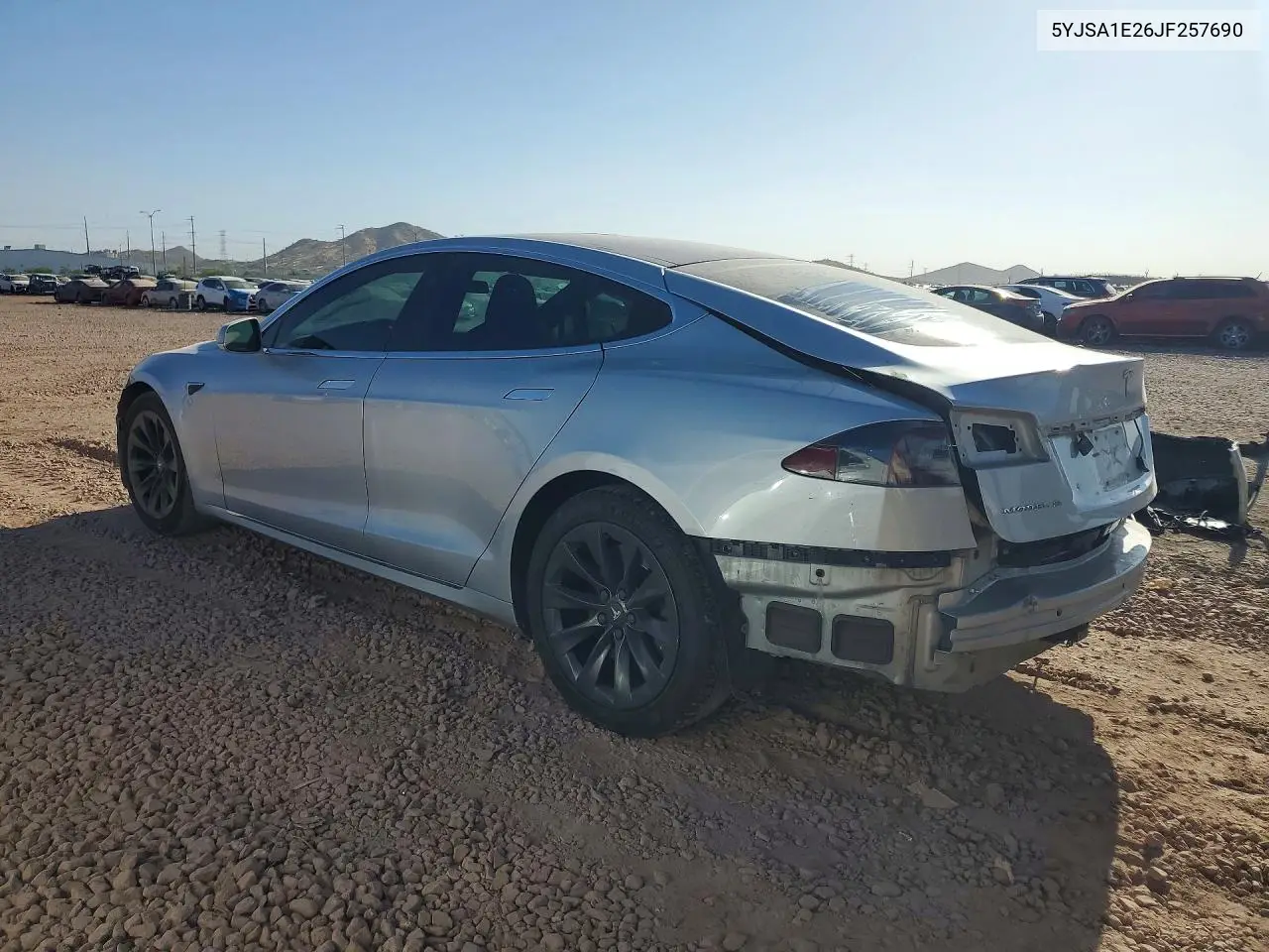 2018 Tesla Model S VIN: 5YJSA1E26JF257690 Lot: 58997776
