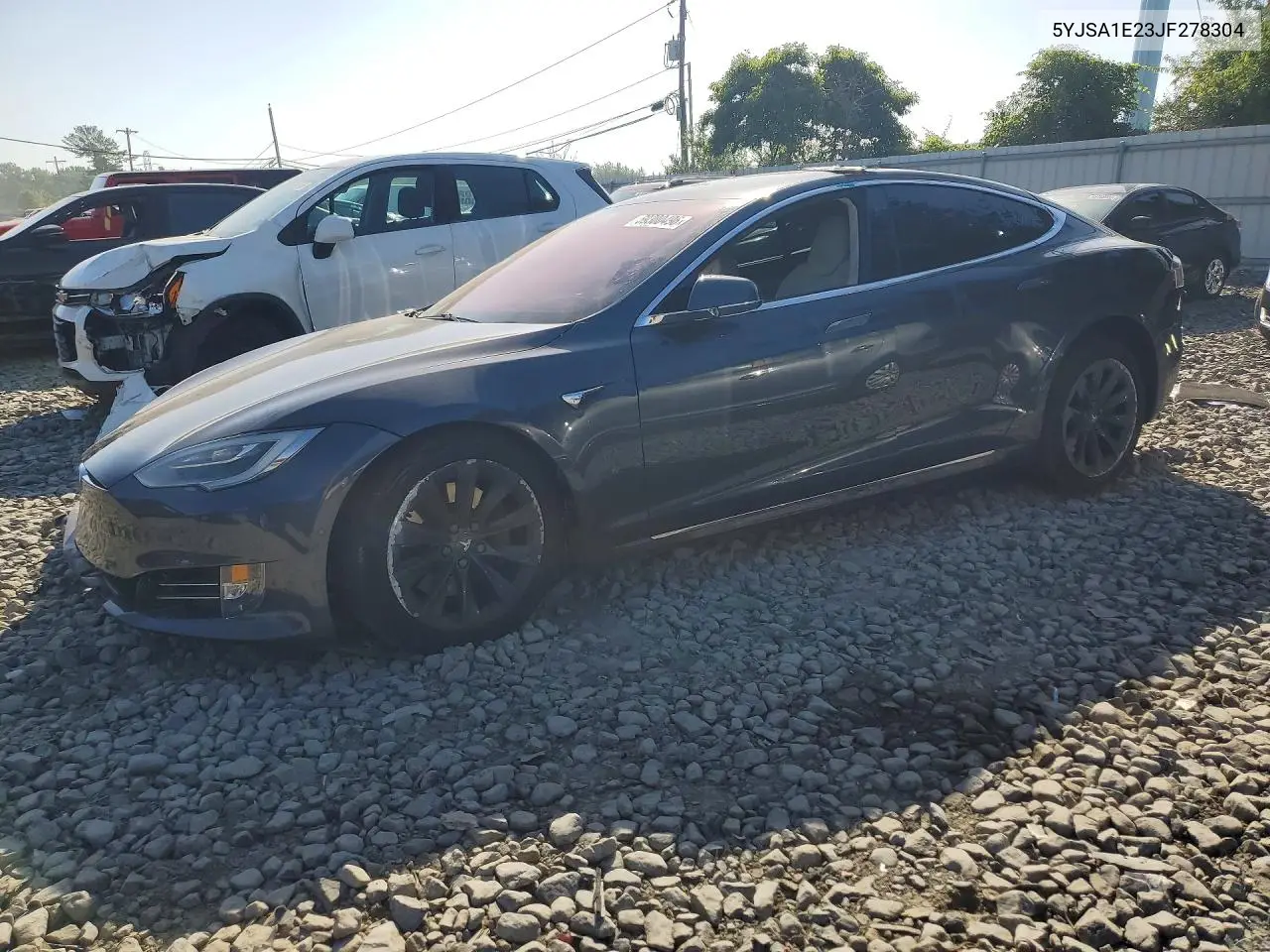 2018 Tesla Model S VIN: 5YJSA1E23JF278304 Lot: 59300496