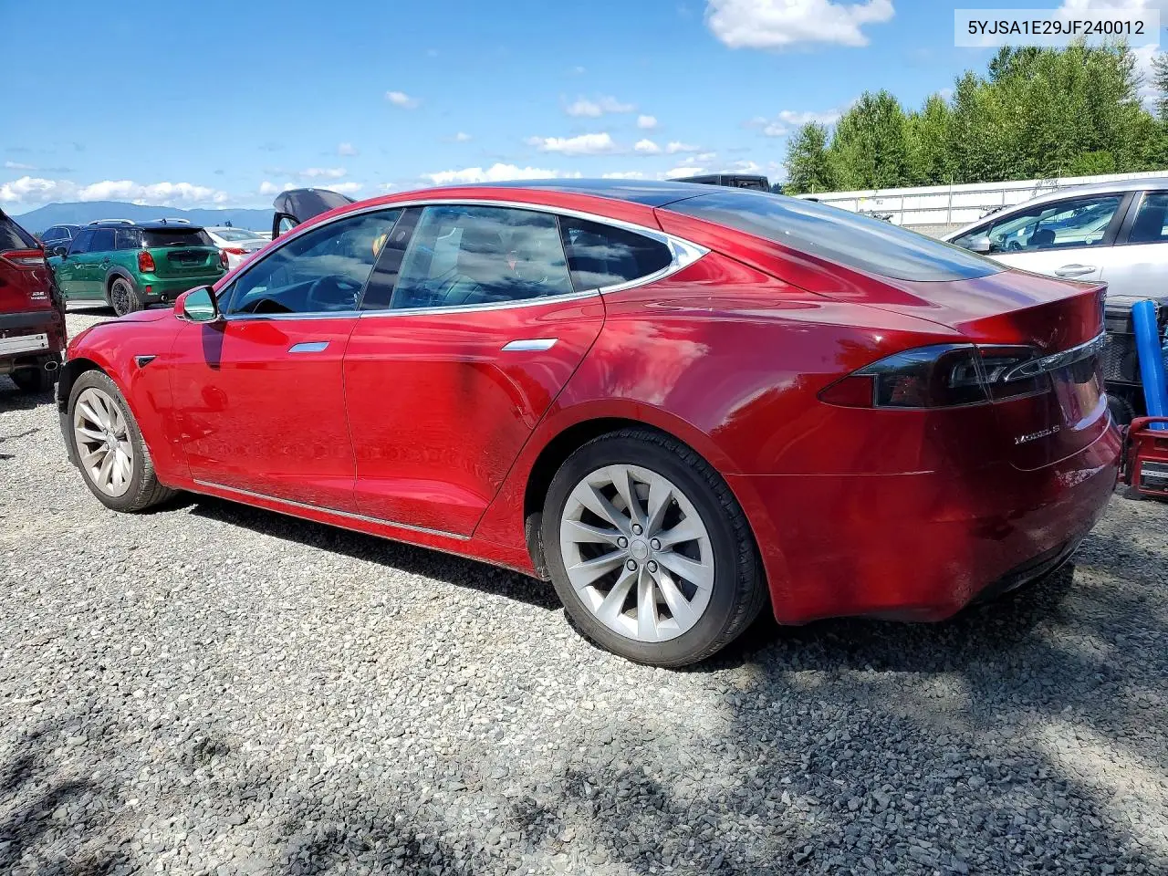 2018 Tesla Model S VIN: 5YJSA1E29JF240012 Lot: 59852986