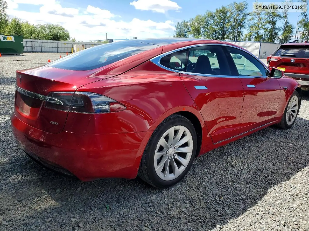 2018 Tesla Model S VIN: 5YJSA1E29JF240012 Lot: 59852986