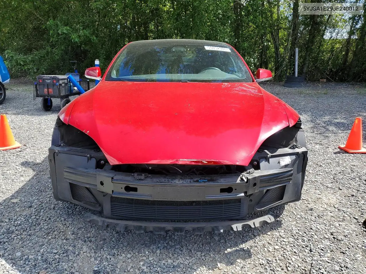 2018 Tesla Model S VIN: 5YJSA1E29JF240012 Lot: 59852986